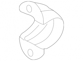 Rear stabilizer mounting bracket left Kia Sorento 14-15