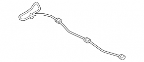 Windscreen washer nozzle chain BMW X5 G05 19-23 TQPARTS