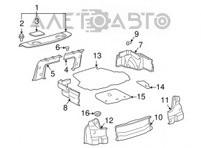 Spare Wheel Mount Toyota Avalon 05-12