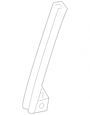 Front right door glass guide for Toyota Prius 20 04-09