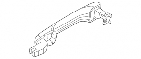 Door handle outer front left Honda CRV 17-22