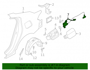Genesis G70 19-26 Fuel Filler Door Lock