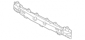 Rear bumper reinforcement Kia Niro 17-19 HEV, PHEV