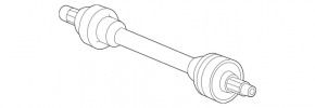 Drive axle shaft rear right Mercedes CLS-class C218 11-18