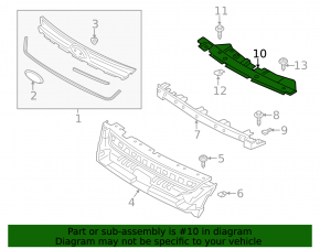 Ford Escape MK3 2013-2016 TV trim panel