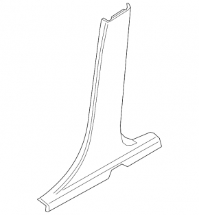 Center pillar trim lower left Ford Ecosport 18-22