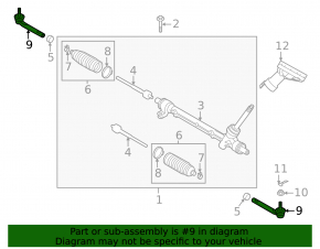 Right steering tip Mazda MX-30 22-26
