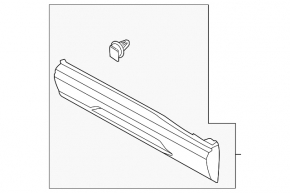 Door trim lower rear right Ford Bronco Sport 21-25