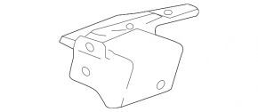 Front left upper wing bracket Jaguar F-Pace X761 17- front