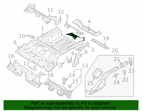 Spare Wheel Mount Washer VW Tiguan 18-24