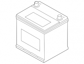 Battery 12v HYUNDAI ELANTRA 11-16 61Ah 600A Euro +-Reverse EXIDE