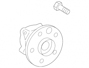 Rear left hub Lexus LS460 LS600h 07-17