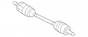 Front left axle shaft for Hyundai Sonata 16-19 hybrid