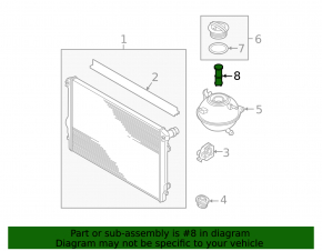 Filter expansion tank cooling VW Passat 20-22 2.0T
