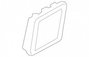 Rear left ventilation shield for Audi A8 19-25
