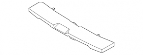 Nissan Murano z53 25-26 front bumper upper absorber