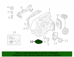 BMW 5 G30 17-20 Left Headlight DRL Module