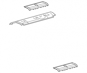 Rear shelf Lexus ES 19-22 brown