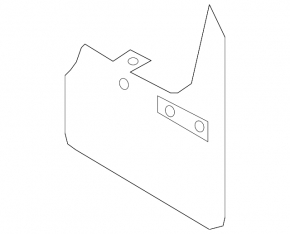 Front mud flaps 2 pcs. Audi Q5 80A 18-25