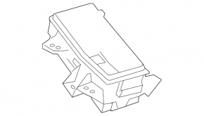 Control unit of automatic transmission modes Lexus NX300 18-21 with a parking button, with suspension adjustment