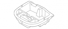 Foam trunk tray for Hyundai Sonata 20-23 HEV