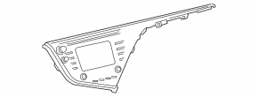 Monitor, display, navigation Toyota Camry v70 18-19