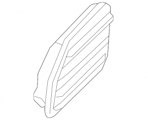 Right ventilation shield for Ford Focus mk3 11-18
