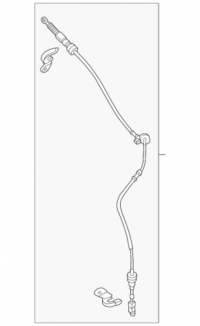 Gearbox cable Lincoln MKZ 13-20 3.0, 3.7