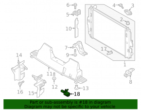 Mazda CX-5 ambient air temperature sensor 17-24 broken latch