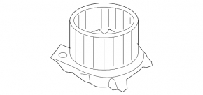 Mazda6 03-06 heater fan motor