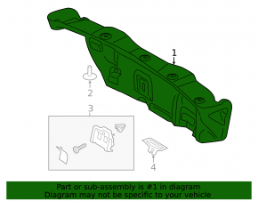 Ford Fusion mk5 18-20 black trunk lid trim