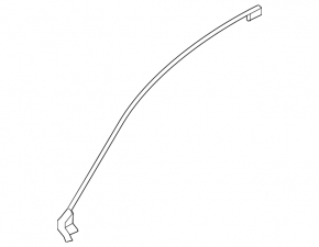 Jaguar F-Pace X761 17- Upper Front Left Door Seal