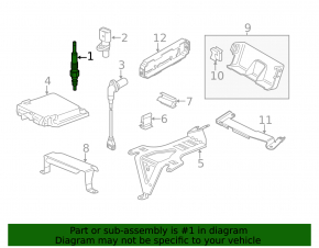 Glow plug VW Passat b7 12-15 USA 2.0 TDI