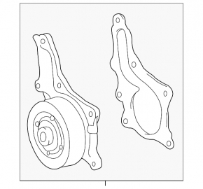 Toyota RAV4 06-12 2.5 Water Pump