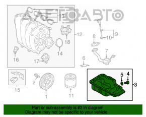 Oil pan Hyundai Tucson 16-21