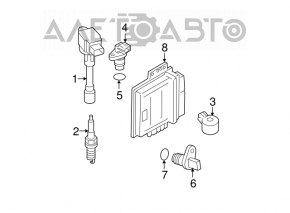 Nissan Rogue 2008-2008 Engine Computer ECU