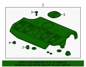 Acura ILX 13-15 Engine Cover
