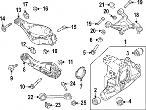 Rear left axle for Nissan Ariya 23-25 with autopilot