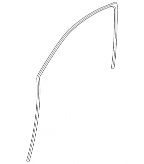 Front left windshield seal for BMW X5 E70 07-13