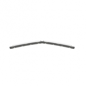 Radiator grill with frame Dodge Challenger 15-19 rest chrome, without emblem