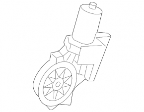 Rear left window lift motor Toyota Prius 50 16-
