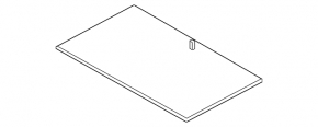 Hyundai Santa FE Sport 13-18 black trunk floor