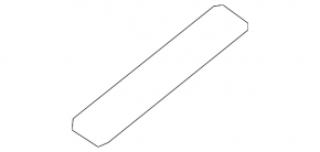 Roof lining right Hyundai Santa FE Sport 13-18 under roof rails