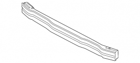Front bumper reinforcement Audi A4 B8 08-16 dented