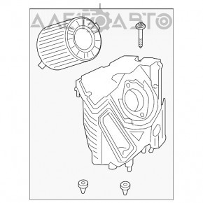 Air filter housing Audi A4 B9 17-25 2.0T