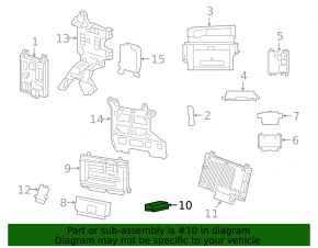 Fuel pump control unit for the Mercedes GLC 20-22