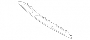 Front Bumper Lip Cover Mercedes W167 GLE 350 450 20-23 AMG pkg