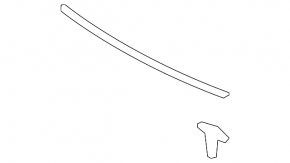 Rear hood seal for Mazda CX-7 06-12