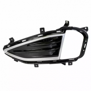 Front bumper grille left Ford Edge 19 - under fog lights with chrome frame