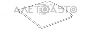 Trunk floor Mercedes X164 GL beige